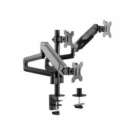 "Equip 17-27 Triple Monitor Desk - Enhance Your Productivity with Superior Ergonomics & Style"